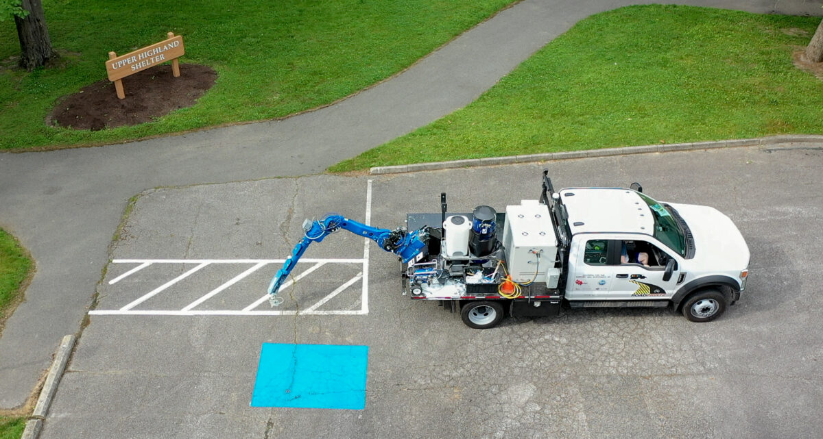 Our Robotic Pavement Marking Approach Roadprintz RoadPrintz